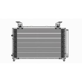 1999-2004 Honda Odyssey - Ac Condenser With Receiver Drier - CNDDPI4985