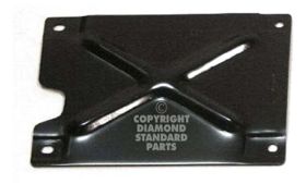 1992-1996 Ford Fullsize Pickup - Front Driver Side Outer Bumper Mounting Bracket [reinforcement Plate] Made Of Steel - FO1066110