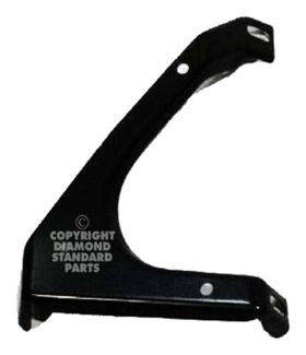 1999-2002 Ford F-450 Superduty Pickup - Driver Side Front Bumper V-bracket - FO1066146