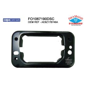 2011-2019 Ford Fiesta Sedan - Front Passenger Side Bumper Mounting Bracket [plate] Made Of High Strength Steel - FO1067190