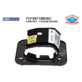 2015-2023 LINCOLN NAUTILUS Front Passenger Side Bumper Impact Bar Bracket - Diamond Standard - FO1067199DSC OEM# F2GZ58102A20C