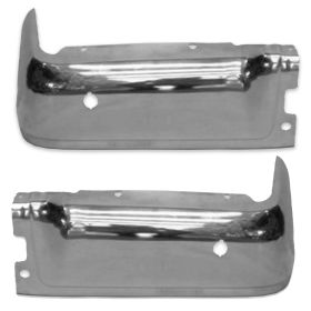 Ford Pickup Lightduty 2009-2014 Rear Bumper Face Bar [2-pc Left And Right] Chrome - FO1102372
