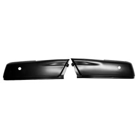 2015-2020 Ford F-150 Pickup - Rear 2-pc Left And Right Bumper End Set [step Bumper Face Bar] Black - FO1102383