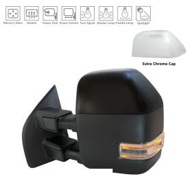 Ford Pickup Superduty 2017-2019 Driver Side Power Tow Door Mirror - FO1320613