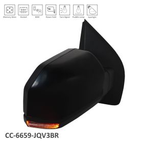 2015-2018 Ford F-150 Pickup - Passenger Side Power Door Mirror - FO1321533