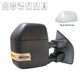 Ford Pickup Superduty 2017-2019 Passenger Side Power Tow Door Mirror - FO1321609
