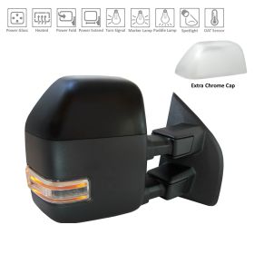 2017-2022 Ford F-250-f350 Superduty Pickup - Passenger Side Power Door Tow Mirror - FO1321611