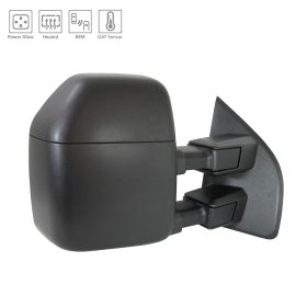 2017-2022 Ford F-450 Superduty Pickup - Passenger Side Power Door Tow Mirror - FO1321721