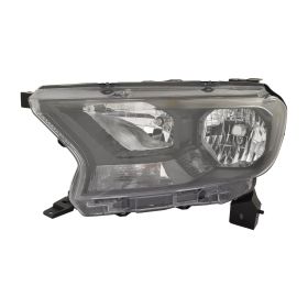 2019-2022 FORD RANGER PICKUP (2019-) Driver Side Halogen Head Light Assembly - CAPA Certified - FO2502384C OEM# KB3Z13008M