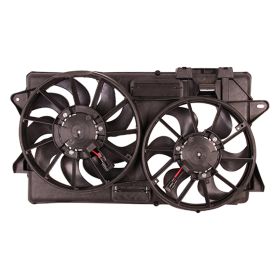 Ford Mustang 2015-2019 Radiator And Condenser Fan Assembly With Two Fans Side By Side - FO3115204