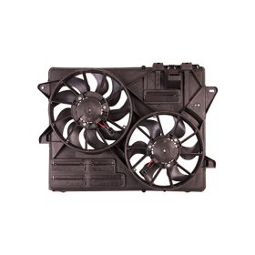 Ford Mustang 2015-2019 Radiator And Condenser Fan Assembly With Two Fans Side By Side - FO3115205