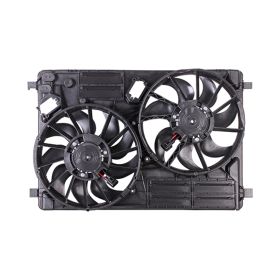 2015-2019 Lincoln Mkc - Radiator And Condenser Fan Assembly With Two Fans Side By Side - FO3115216