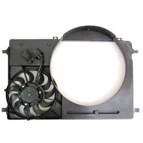 2015-2019 Ford Transit T-250 Cargo Van - Radiator And Condenser Fan Assembly With Two Fans Side By Side - FO3115218