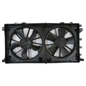 2017-2022 LINCOLN NAVIGATOR Radiator And Condenser Fan Assembly With Two Fans Side By Side - FO3115224 OEM# HL3Z8C607D/RF399