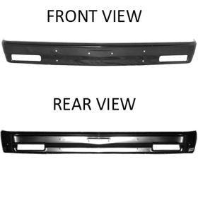 Chevrolet S10 Blazer 1983-1990 Front Bumper Face Bar - GM1002138V