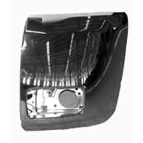2007-2010 Chevrolet Silverado Pickup - Driver Side Front Bumper Chrome End - GM1016108
