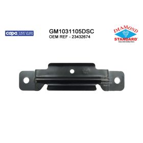 2014-2015 CHEVROLET PICKUP CHEVY SILVERADO 1500 Driver Or Passenger Front Upper Bumper Cover Retainer - Diamond Standard - GM1031105DSC OEM# 23432674