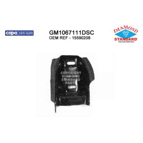 1982-1994 GMC S15 JIMMY Front Passenger Side Bumper Mounting Bracket - Diamond Standard - GM1067111DSC