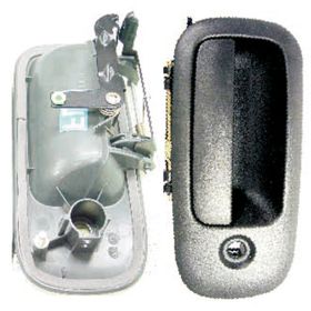 Chevrolet Van Chevy Express 2003-2009 Black Textured Passenger Side Front Outer Door Handle - GM1311152