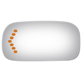 Cadillac Deville Fwd 1998-2005 Driver Side Replacement Mirror Glass - GM1323319