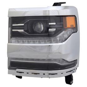 2016-2019 CHEVROLET PICKUP CHEVY SILVERADO 1500 Driver Side Led Headlight Assembly - CAPA Certified - GM2502452C OEM# 84357694