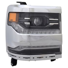 2016-2019 CHEVROLET PICKUP CHEVY SILVERADO 1500 Passenger Side Led Headlight Assembly - CAPA Certified - GM2503452C OEM# 84893095