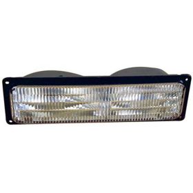 1994-2000 Chevrolet Fullsize C/k Pickup - Driver Side Front Parking/signal Light Lens And Housing - GM2520128