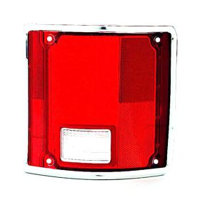 1973-1991 Chevrolet Suburban C K R V - Driver Side Tail Light Lens - GM2800122