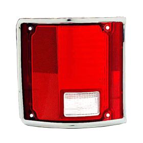 1973-1991 Chevrolet Suburban C K R V - Passenger Side Tail Light Lens - GM2801122