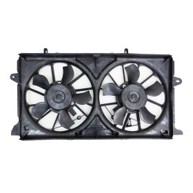 Chevrolet Pickup Chevy Silverado 1500 2015-2018 Radiator And Condenser Fan Assembly With Two Fans Side By Side-plastic And Aluminum - GM3115264