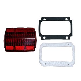 1964-1966 FORD MUSTANG Driver Or Passenger Side Tail Light Lens With Gaskets - GMK302084564S