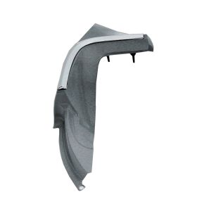 1967-1968 Ford Mustang - Passenger Side Quarter Panel Extension With Moulding Holes For Hardtop And Convertible Models - GMK3021611674L
