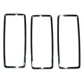 1969-1969 FORD MUSTANG 3-Piece Driver Or Passenger Side Tail Light Inner Bezel Set For All - GMK3022840692S