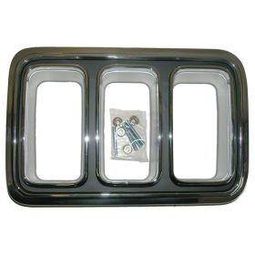 1970-1970 FORD MUSTANG Driver Side Tail Light Bezel For All Except Boss And Fastback Models - GMK3022840701L