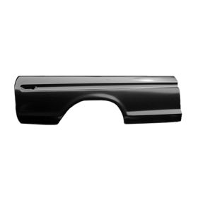 1973-1979 Ford Fullsize Pickup - Driver Side Outer Bedside Skin For Styleside Trucks With 8' Bed With 1 Square Gas Filler Hole - GMK3145606735R
