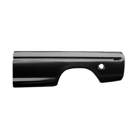 1973-1979 Ford Fullsize Pickup - Driver Side Outer Bedside Skin For Styleside Trucks With 8' Bed With 1 Square Gas Filler Hole - GMK3145606775L