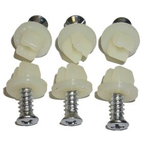 1962-1965 CHEVROLET NOVA 12-Piece Head Light Bezel Hardware Kit - GMK4010060621S