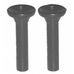 1967-1967 Chevrolet Chevelle - Driver And Passenger Side Pair Of Black Door Lock Knobs - GMK4011491671P