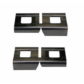 1967-1967 Chevrolet Camaro - Driver And Passenger Side Pair Of Roof Inner Weatherstrip Channel Connectors - GMK4020537673S