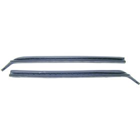 1967-1969 Chevrolet Camaro Driver And Passenger Side Pair Of Quarter Window Weatherstrips With-steel Inserts