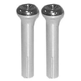 1970-1988 PONTIAC FIREBIRD Pair Of Chrome Door Lock Knobs For All Models With Round/Smooth - GMK402149170P