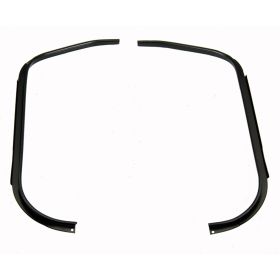 1970-1981 Chevrolet Camaro - 4-piece Black Anodized Rear Window Reveal Moulding Set  - GMK402171470P
