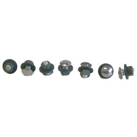 1970-1972 CHEVROLET CAMARO 14-Piece Technically Correct Rear Bumper Bolt Set - GMK402180170S