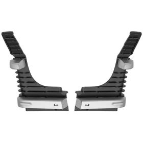 1969-1969 CHEVROLET EL CAMINO Driver And Passenger Side Grille Extension Set With Black Ribs For - GMK4032056691P