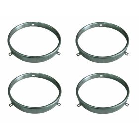 Chevrolet Corvette 1970-1972 4-piece Head Light Retaining Ring Set - GMK403206268S