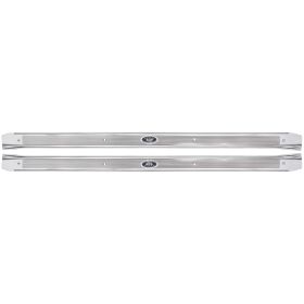 1968-1972 CHEVROLET CHEVELLE Door Sill Plate Set With Fisher Emblems - GMK4032575681P