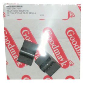 1969-1972 CHEVROLET MONTE CARLO Pair Of Rear Hood Bumpers - GMK4033206701P
