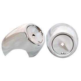 1957-1957 CHEVROLET 150 2-Piece Chrome Bullet Front Bumper Guard Set - GMK404001557P