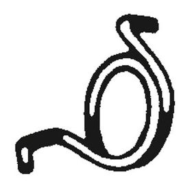 1971-1977 PONTIAC LEMANS Driver Side Door Latch Over-Center Spring - GMK4047444711L