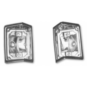 1968-1969 CHEVROLET CHEVELLE Driver And Passenger Side Pair Of Tail Light Bezels For Wagon And - GMK4082840681P